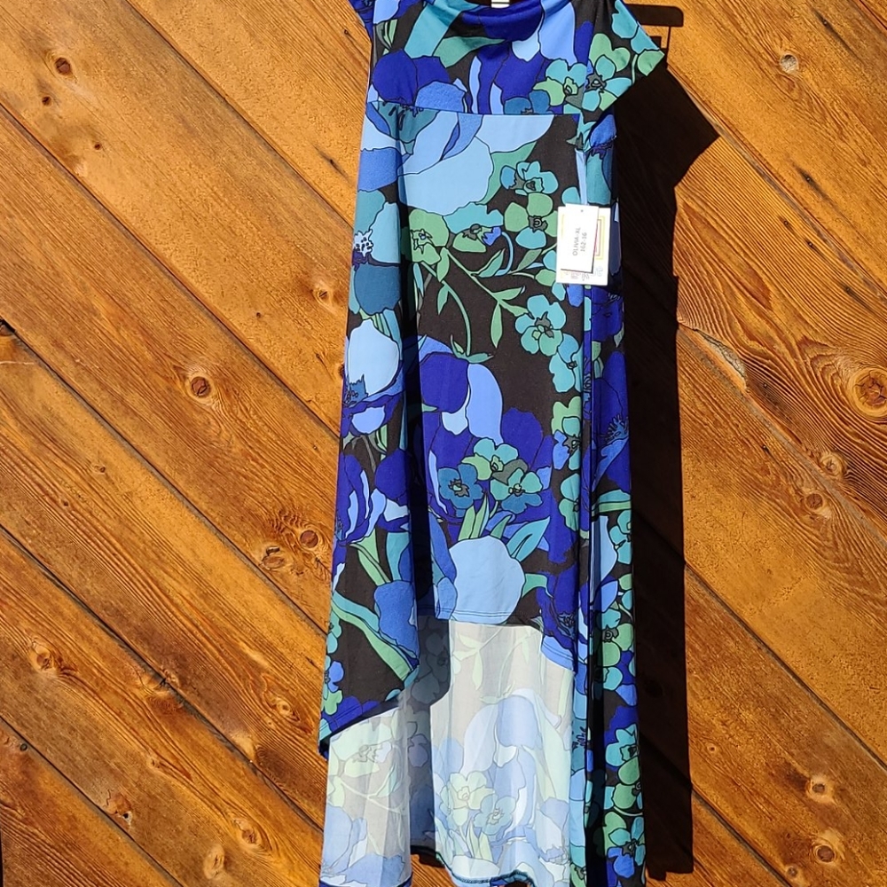 Lularoe Olivia 196 floral print skirt